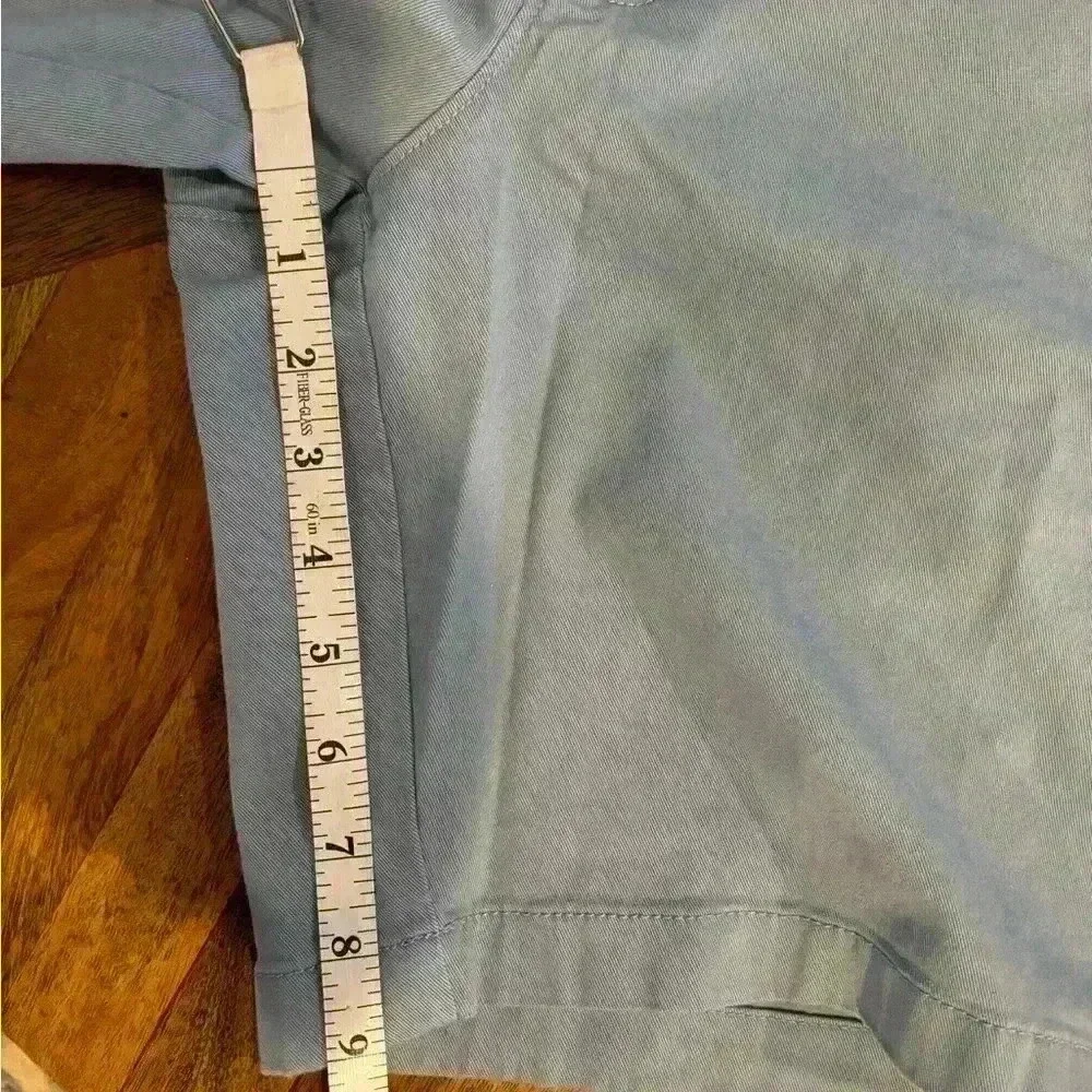 J.Crew blue cotton shorts size 34, 9in. inseam